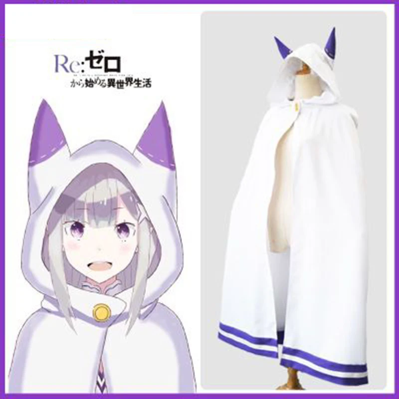 Novel A Different World From Scratch Emilia Rabbit Ear Cloak Cape Anime Cosplay Loose And Casual Costumes Party Performance Nice
Novel A Different World From Scratch Emilia Rabbit Ear Cloak Cape Anime Cosplay Loose And Casual Costumes Party Performance Nice