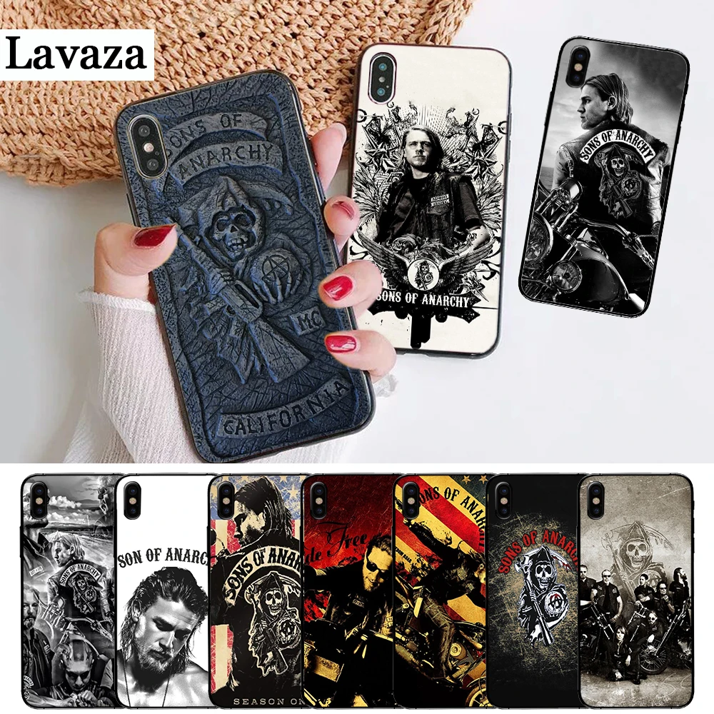 Силиконовый чехол American TV Sons of анархии для iPhone 5 5S 6 6S Plus 7 8 11 Pro X XS Max XR|Бамперы| |