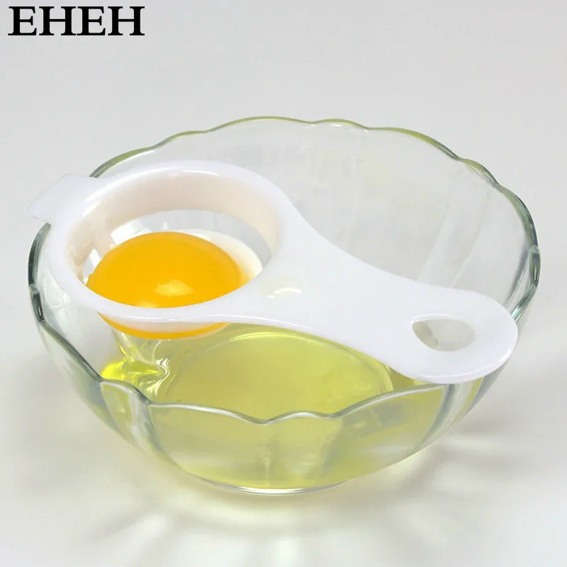 Фото EHEH белый PP пластиковый Яичный желток Белый сепаратор кухонные инструменты для