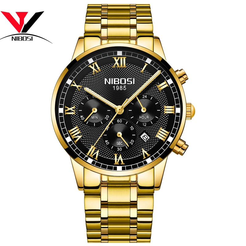 NIBOSI Mens Watches Top Brand Luxury Waterproof Stainless Steel Male Clock Dress Famous Business Watch Men Relogio Masculino
NIBOSI Mens Watches Top Brand Luxury Waterproof Stainless Steel Male Clock Dress Famous Business Watch Men Relogio Masculino