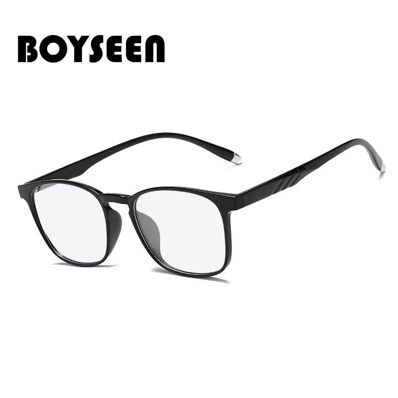 BOYSEEN Новые плоские зеркальные Blu Ray компьютерные очки с защитой от сисветильник