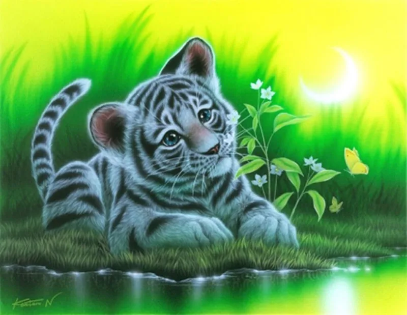 2018 Diy 5D tiger baby picture Needlework cross stitch diamond mosaic gift home decor diamond Painting Full diamond embroidery
2018 Diy 5D tiger baby picture Needlework cross stitch diamond mosaic gift home decor diamond Painting Full diamond embroidery