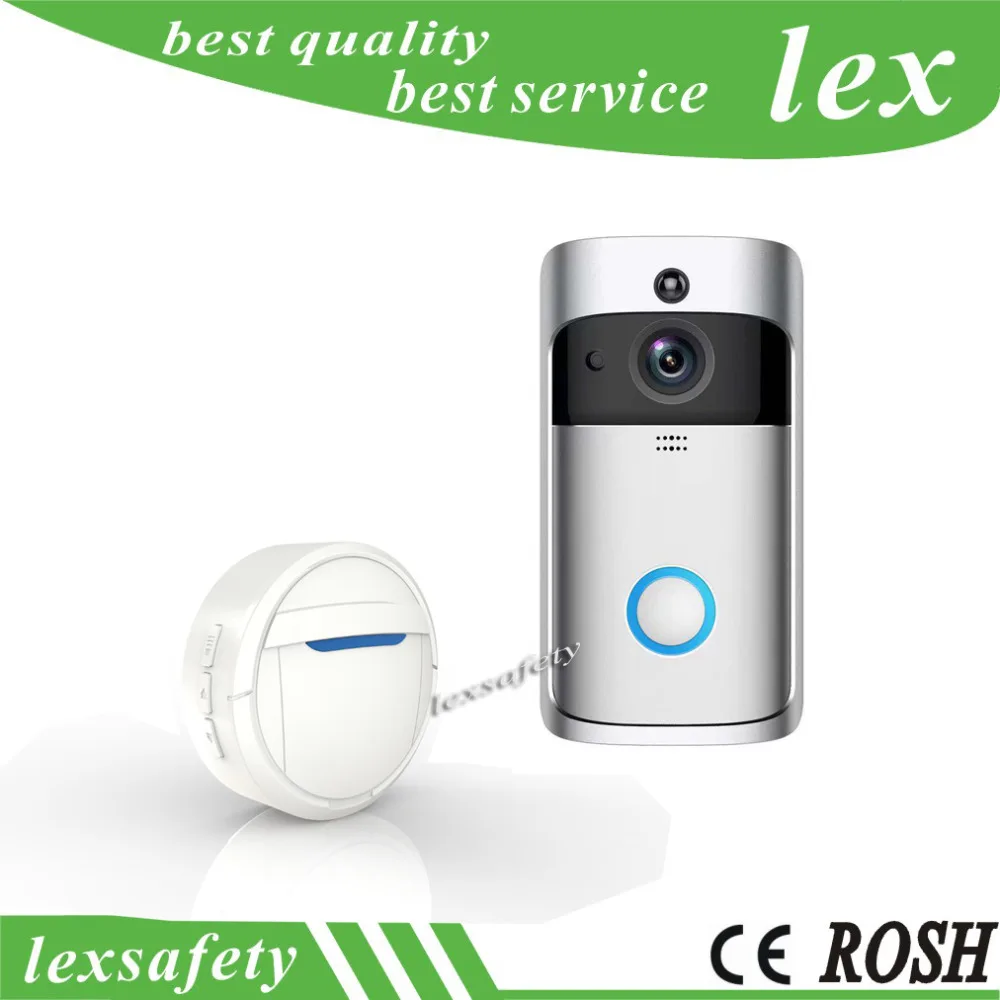 1 set Video Door Bell WIFI HD Waterproof 720P Visual Camera+Dingdong For IOS Night Vision IR Intercom Door Ring Phone Security
1 set Video Door Bell WIFI HD Waterproof 720P Visual Camera+Dingdong For IOS Night Vision IR Intercom Door Ring Phone Security