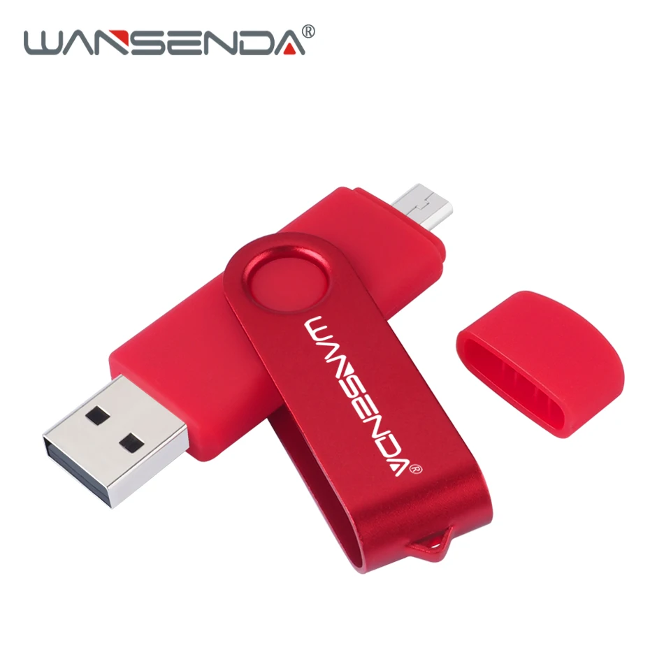WANSENDA OTG USB Flash Drive 32GB Rotation Pen Drive 16GB 64GB 128GB 256GB Pendrive 2 IN 1 USB 2.0 & Micro USB Memory Stick
WANSENDA OTG USB Flash Drive 32GB Rotation Pen Drive 16GB 64GB 128GB 256GB Pendrive 2 IN 1 USB 2.0 & Micro USB Memory Stick