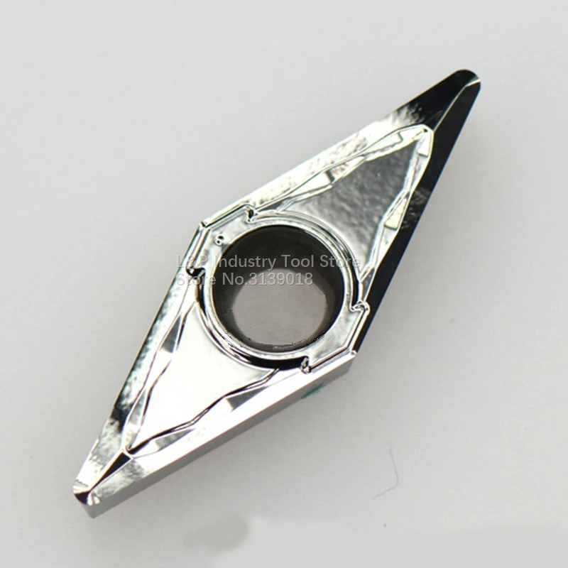 Authentic Korea Blade VCGT160408FL K10 Carbide Inserts VCGT 160408 16mm R0.8 Copper Aluminum Turning Plates Lathe Cutter
Authentic Korea Blade VCGT160408FL K10 Carbide Inserts VCGT 160408 16mm R0.8 Copper Aluminum Turning Plates Lathe Cutter