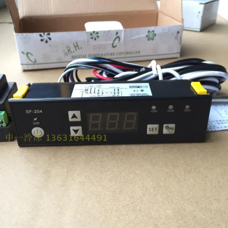 Shangfang SF-204 display cabinet temperature controller Freezer refrigerator electronic temperature controller SF-204 thermostat
Shangfang SF-204 display cabinet temperature controller Freezer refrigerator electronic temperature controller SF-204 thermostat