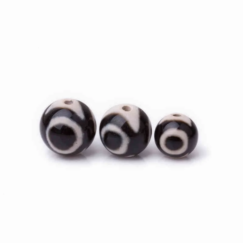 TSB0439 Tibetan Black White Three Eyes Dzi Beads 8mm 10mm 12mm Stone Bead 50beads lot
TSB0439 Tibetan Black White Three Eyes Dzi Beads 8mm 10mm 12mm Stone Bead 50beads lot