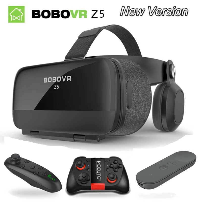 NEW Global Version BOBOVR Z5 Virtual Reality Headset 3D glasses Cardboard for Daydream smartphones Full package + GamePad
NEW Global Version BOBOVR Z5 Virtual Reality Headset 3D glasses Cardboard for Daydream smartphones Full package + GamePad