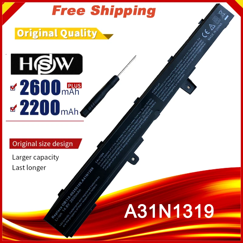 Аккумулятор для ноутбука ASUS X551M X451C X451CA X551C X551CA A41N1308 A31N1319 0B110-00250100M
Аккумулятор для ноутбука ASUS X551M X451C X451CA X551C X551CA A41N1308 A31N1319 0B110-00250100M