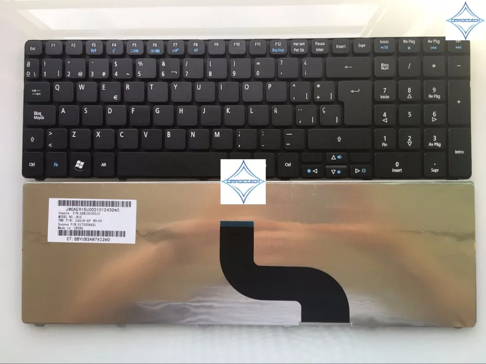OEM new for Acer Aspire 5810 5536 5536G 5738 5738G 5810T 5740 5336 7551 5410 5252 5742 SP spanish laptop keyboard teclado
OEM new for Acer Aspire 5810 5536 5536G 5738 5738G 5810T 5740 5336 7551 5410 5252 5742 SP spanish laptop keyboard teclado