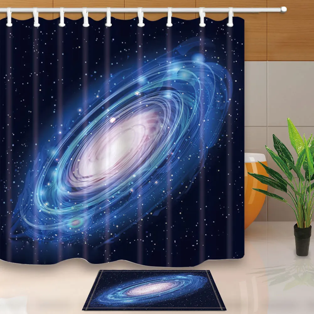 Starry Sky Shower Curtains Polyester Bath Screens Home Decor Waterproof and Mildew Proof Shower Curtain with Hooks
Starry Sky Shower Curtains Polyester Bath Screens Home Decor Waterproof and Mildew Proof Shower Curtain with Hooks