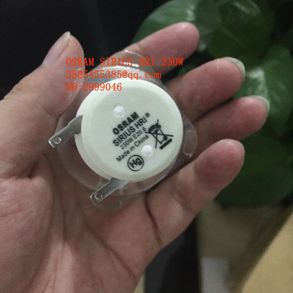 NEW Hi-Q 4xLot 230W Lamp FIT SIRIUS HRI 230W Moving head beam light bulb Compatible with MSD 7R Platinum Sharpy 7R lamp
NEW Hi-Q 4xLot 230W Lamp FIT SIRIUS HRI 230W Moving head beam light bulb Compatible with MSD 7R Platinum Sharpy 7R lamp