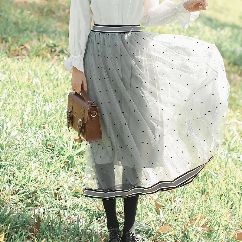 New Stock Vintage Dot Tulle Skirt Womens Skirts Tulle Skirt A-Line Adult Tutu Party Design Summer Style Faldas Saias
New Stock Vintage Dot Tulle Skirt Womens Skirts Tulle Skirt A-Line Adult Tutu Party Design Summer Style Faldas Saias