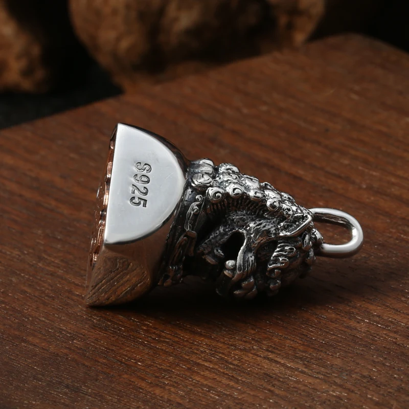 Ethnic Carve Lion Lucky Fortune Seal Pendant 100% Real Pure 925 Sterling silver Men Women Necklace Pendant Jewelry making P03
Ethnic Carve Lion Lucky Fortune Seal Pendant 100% Real Pure 925 Sterling silver Men Women Necklace Pendant Jewelry making P03