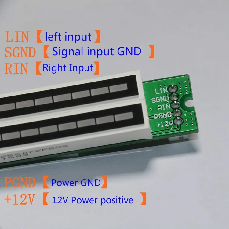 Мини двойной 12 уровневый индикатор VU метр стерео усилитель плата Регулируемая