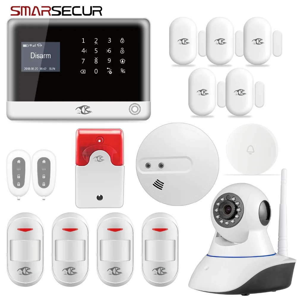 Smarsecur беспроводная домашняя безопасность WIFI GSM GPRS Сигнализация APP дистанционное управление
Smarsecur беспроводная домашняя безопасность WIFI GSM GPRS Сигнализация APP дистанционное управление