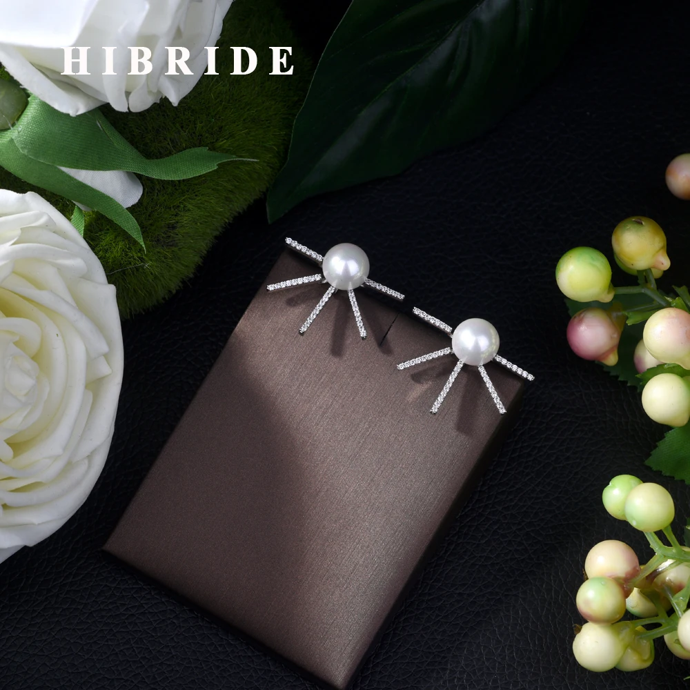 HIBRIDE Trendy Star Full Mirco Paved CZ Stud Earrings Wedding Party Stud Earring Fashion Jewelry aretes de mujer modernos E-429
HIBRIDE Trendy Star Full Mirco Paved CZ Stud Earrings Wedding Party Stud Earring Fashion Jewelry aretes de mujer modernos E-429