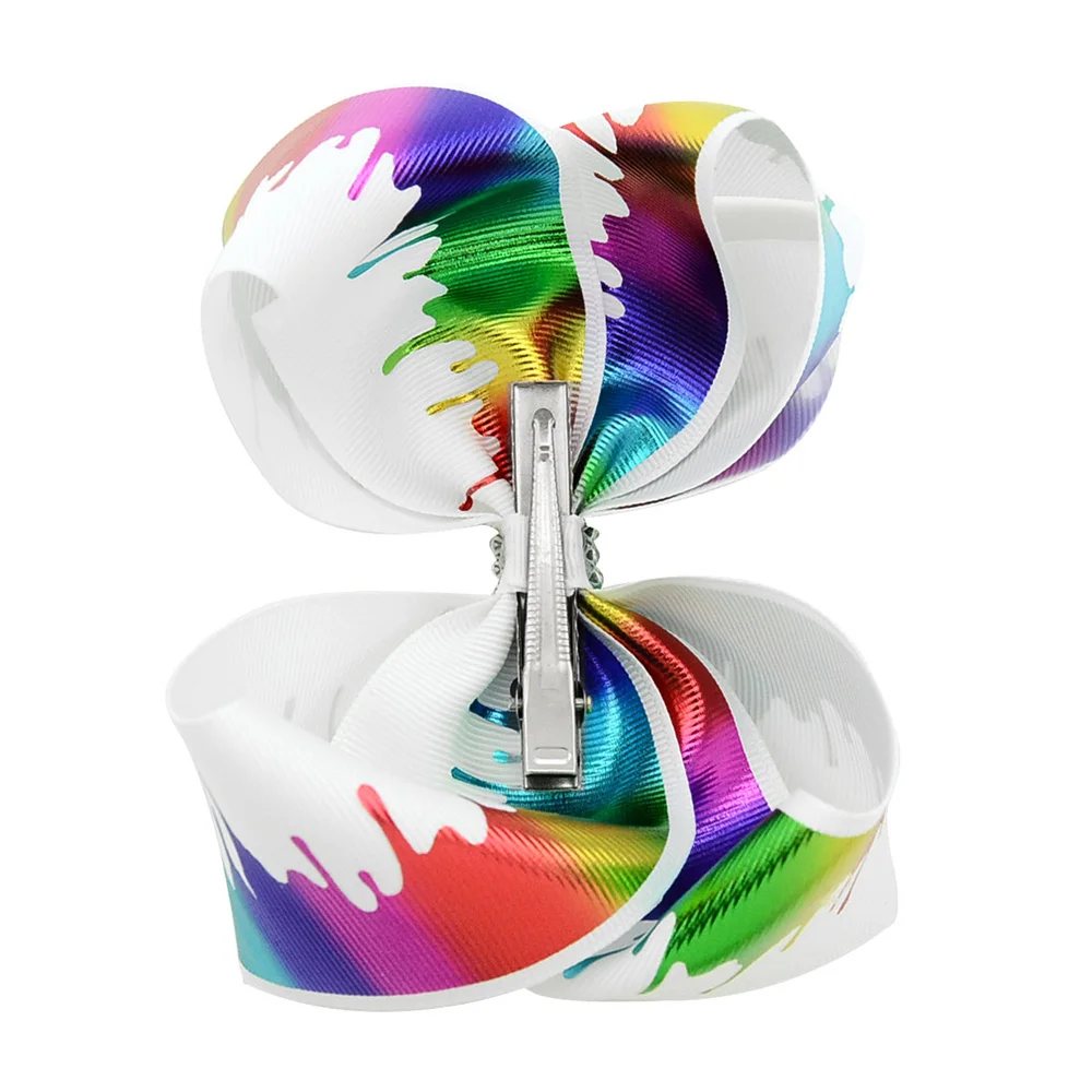 6 inch Large Ribbon Bows With Rhinestones Kids Bowknot 6 Pairs Big Rainbow Hairbows Alligator Hair Clips Girls Hair Accessories
6 inch Large Ribbon Bows With Rhinestones Kids Bowknot 6 Pairs Big Rainbow Hairbows Alligator Hair Clips Girls Hair Accessories