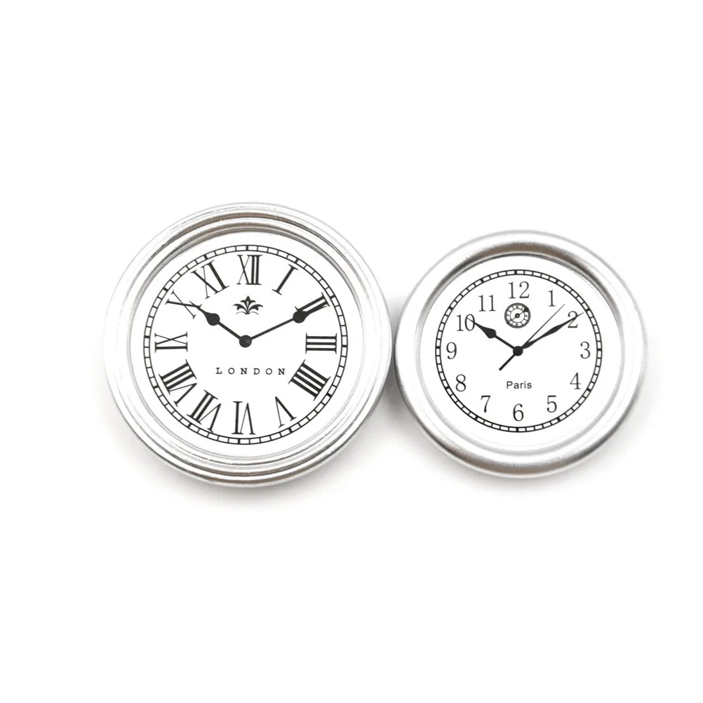2Pcs/set Dollhouse Miniature Toy Living Room A Silver Wall C lock Diameter 3.1cm /3.8cm
2Pcs/set Dollhouse Miniature Toy Living Room A Silver Wall C lock Diameter 3.1cm /3.8cm