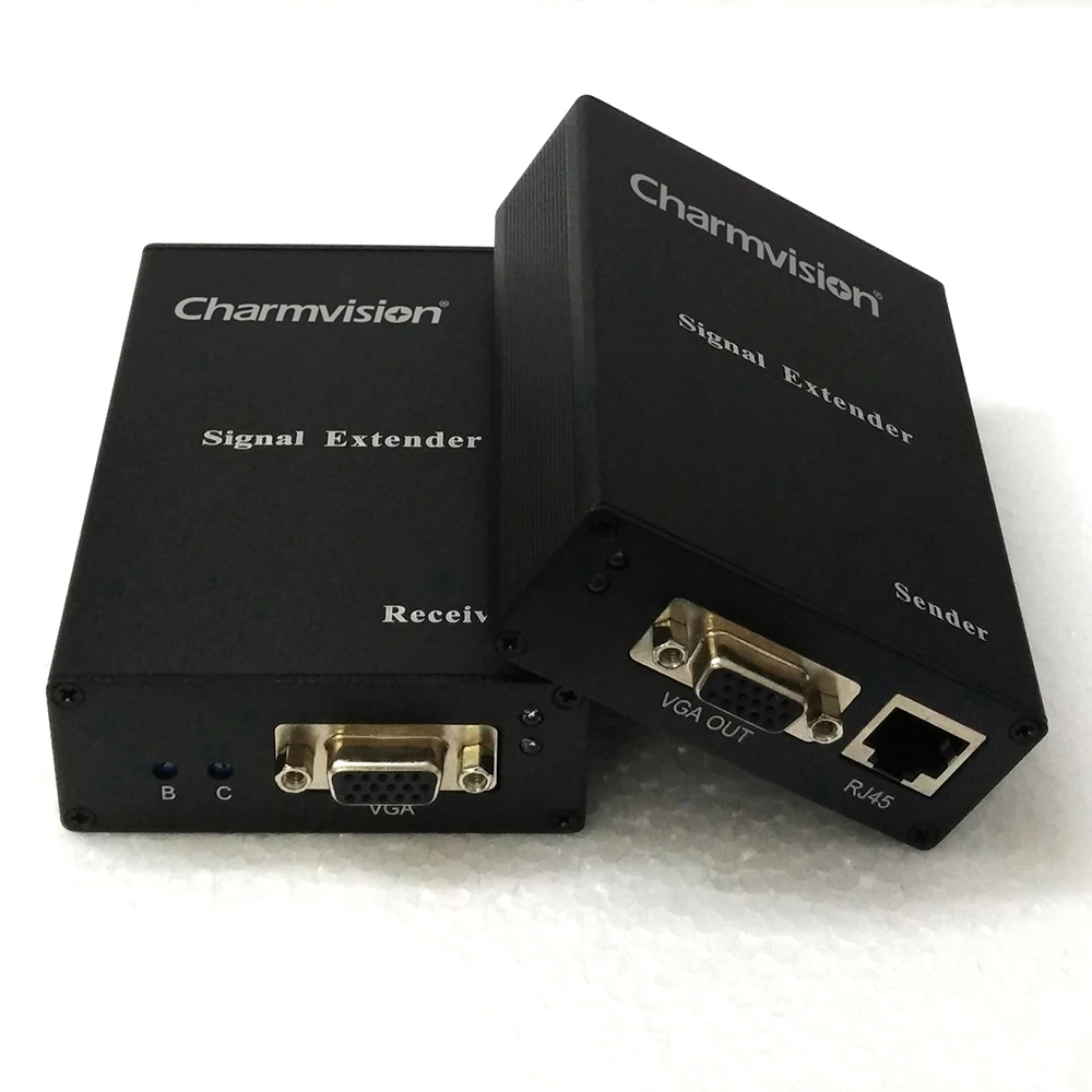 Цветной удлинитель VGA Charmvision EV200HR 200 м в реальном времени с разъемом AUX 3 5 мм 15