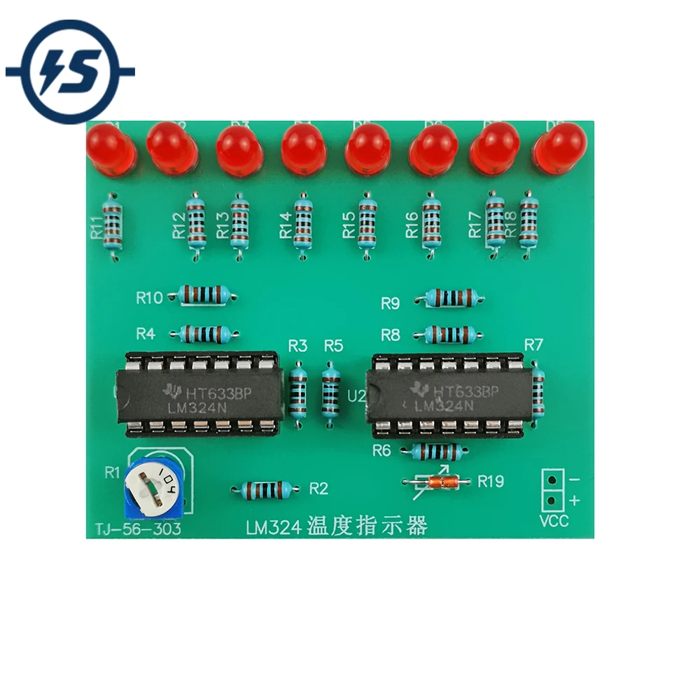 Комплект для самостоятельной сборки LM324 температурный индикатор датчик