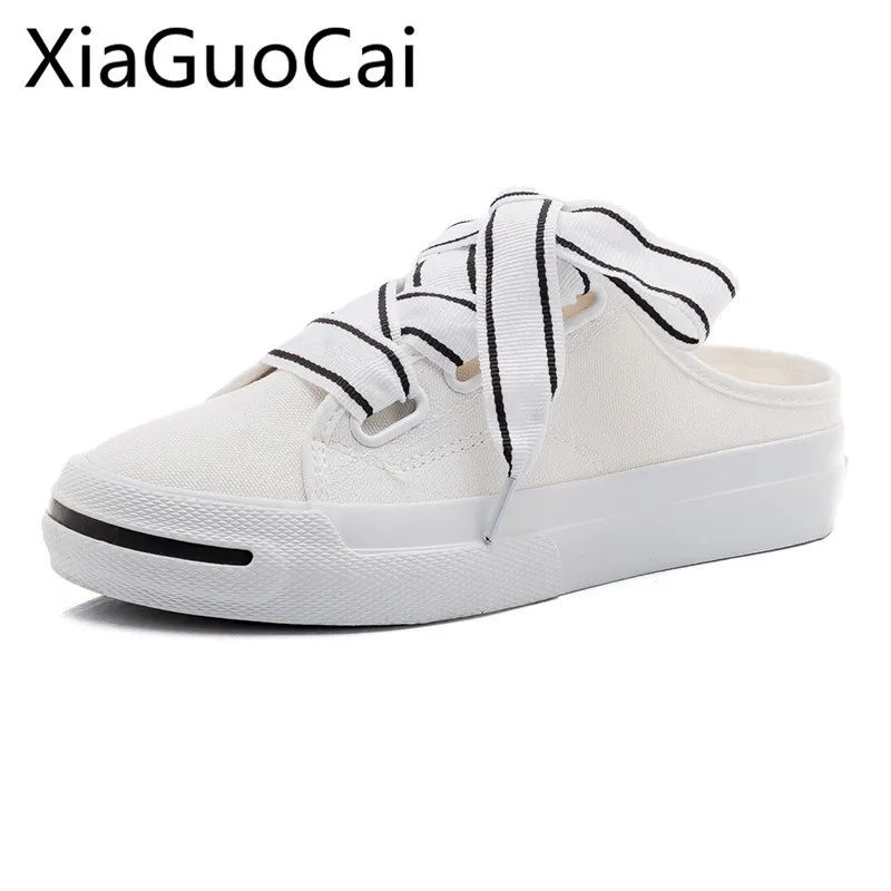 Women Canvas Shoes 2018 Summer New Half Loafers Women's Flat Shoes Casual Sneakers and Korean Style Shoes
Women Canvas Shoes 2018 Summer New Half Loafers Women's Flat Shoes Casual Sneakers and Korean Style Shoes