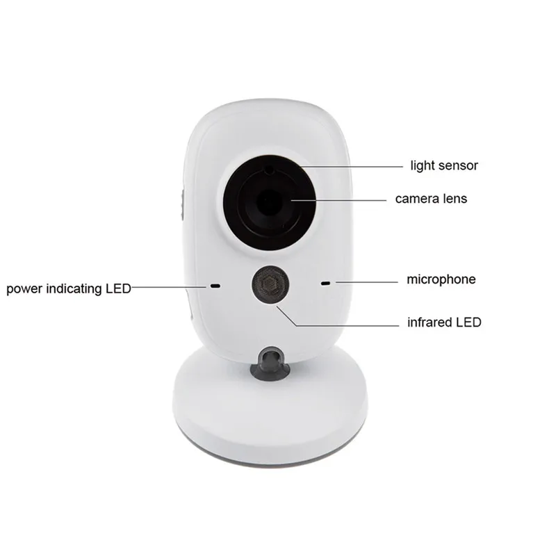 VB603 Wireless Video Baby Sleeping Monitor Camera With Night Vision 2 Way Audio Talk Temperature Sensor | Безопасность и защита