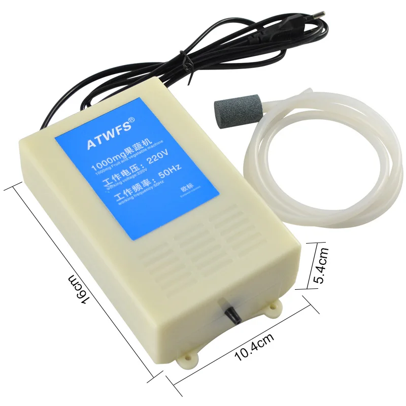 ATWFS 1000mg Ozone Generator 220v Water Ozonizer Aquarium Water Ozonator Sterilization DIY Kit Vegetable Washing Machine
ATWFS 1000mg Ozone Generator 220v Water Ozonizer Aquarium Water Ozonator Sterilization DIY Kit Vegetable Washing Machine