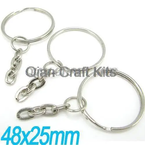 150pcs 25mm-27mm mix Key Holder in Round Shape w/ Chain Clasp Split Silver Ring Key chain charms holder lead free
150pcs 25mm-27mm mix Key Holder in Round Shape w/ Chain Clasp Split Silver Ring Key chain charms holder lead free