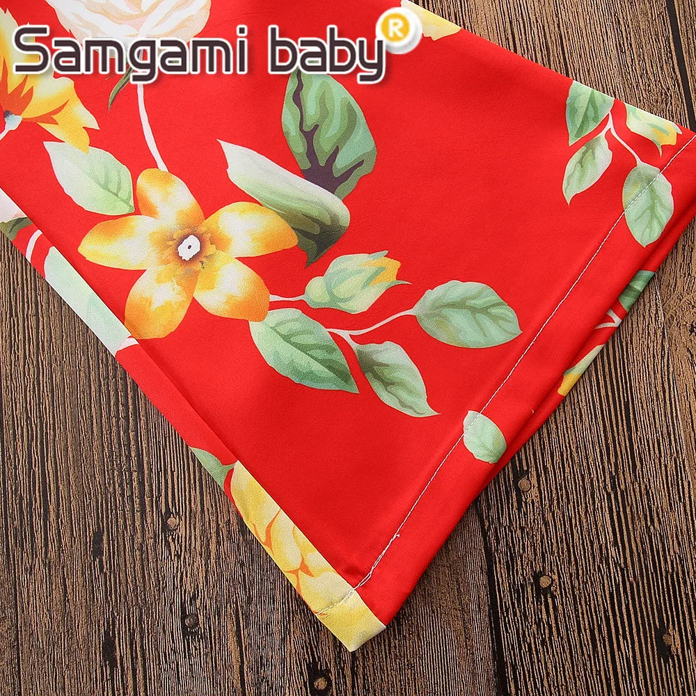 SAMGAMI BABY Girls clothes Sets Summer Short Sleeve T-shirt Floral Print Pants 2Pcs Kids Leisure Sets Children Clothing 2-6Y
SAMGAMI BABY Girls clothes Sets Summer Short Sleeve T-shirt Floral Print Pants 2Pcs Kids Leisure Sets Children Clothing 2-6Y