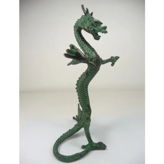 decoration BRASS factory Pure Brass Antique Exquisite Chinese collection handwork BRASS carved with stand dragon statue
decoration BRASS factory Pure Brass Antique Exquisite Chinese collection handwork BRASS carved with stand dragon statue