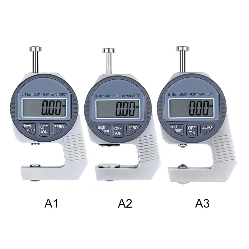 Mini 0.01mm Digital Width Thickness Gauge Meter 12.7mm Large LCD Electronic Dial Indicator Thickness Measuring Instruments
Mini 0.01mm Digital Width Thickness Gauge Meter 12.7mm Large LCD Electronic Dial Indicator Thickness Measuring Instruments