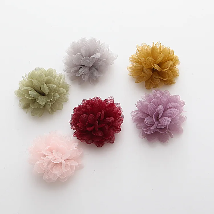 Chiffon mesh Flowers High Quality Rosette Flowers DIY Flower Bouquet Newborn Hair Accessories No Hair Clips
Chiffon mesh Flowers High Quality Rosette Flowers DIY Flower Bouquet Newborn Hair Accessories No Hair Clips