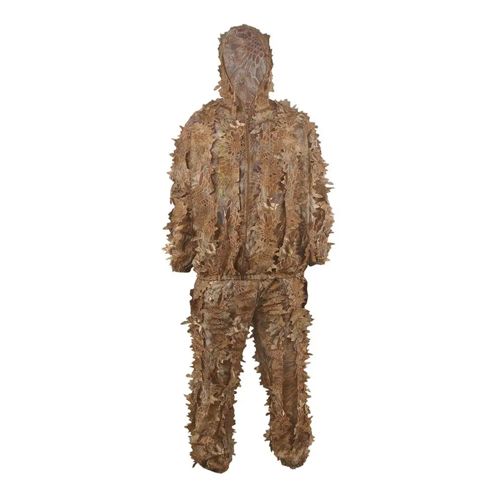 Outdoor Camouflage Ghillie Suit Military Leaf Shooting Accessories Tactical Gear Clothing for Airsoft Tactical Hunting Clothes
Outdoor Camouflage Ghillie Suit Military Leaf Shooting Accessories Tactical Gear Clothing for Airsoft Tactical Hunting Clothes