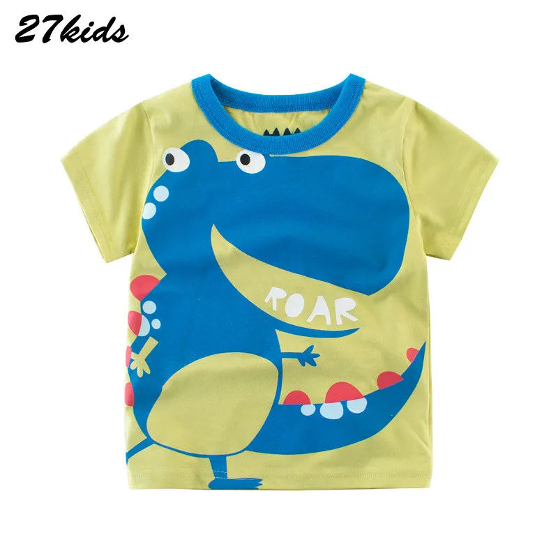 27kids 2-9Years Cartoon Dinosaur Children Boys T Shirt Summer Baby Kids Short Sleeve T Shirt Boy's Tops Tees Clothes
27kids 2-9Years Cartoon Dinosaur Children Boys T Shirt Summer Baby Kids Short Sleeve T Shirt Boy's Tops Tees Clothes