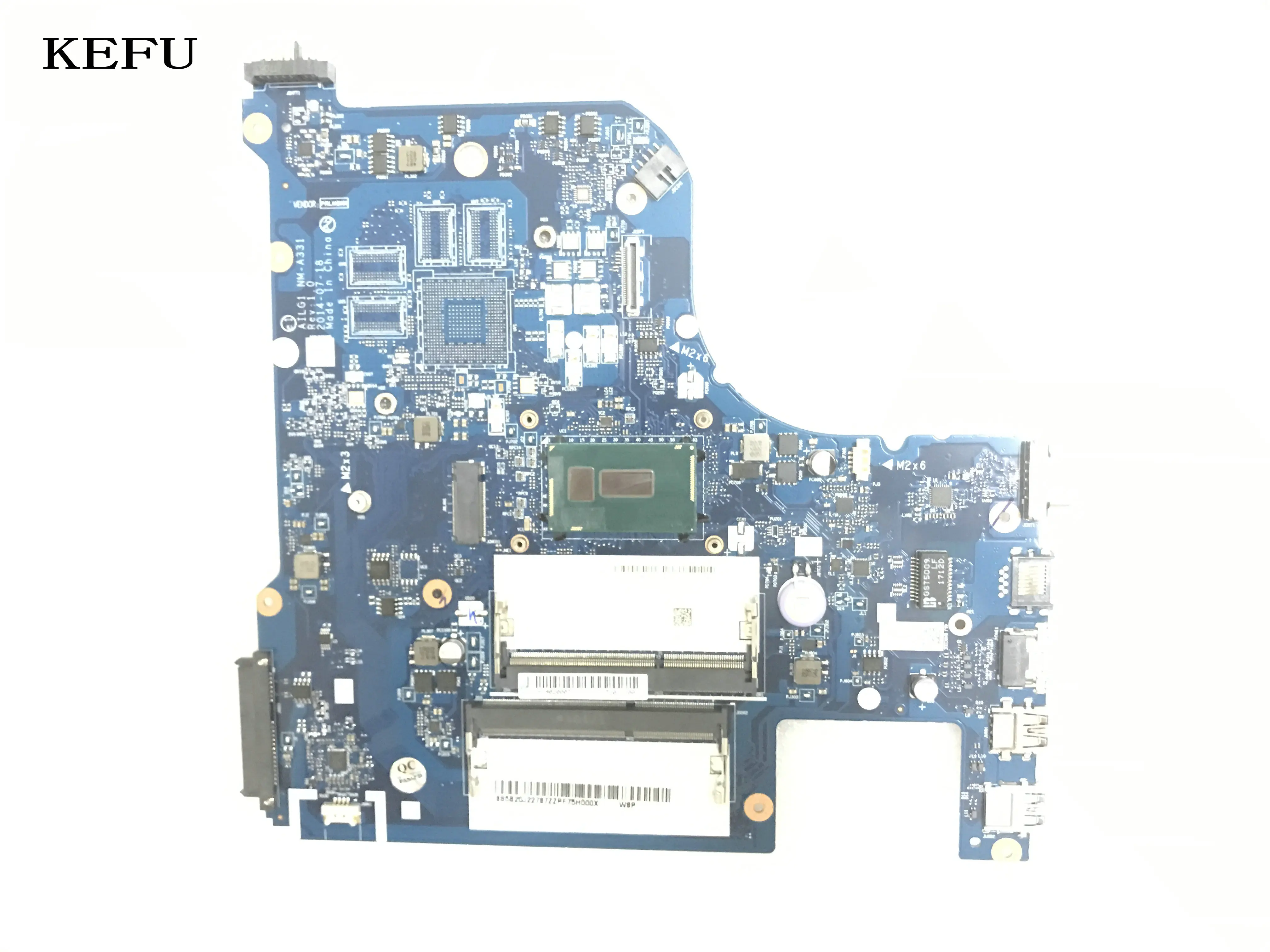 Материнская плата AILG1 NM-A331 для LENOVO G70-80, материнская плата для ноутбука, встроенный процессор i3
Материнская плата AILG1 NM-A331 для LENOVO G70-80, материнская плата для ноутбука, встроенный процессор i3