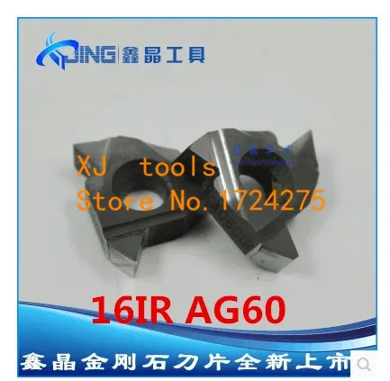 Бесплатная доставка 2 шт. 16IR AG60/16IR AG55 PCD вставки, CNC PCD алмазные вставки для токарного станка инструменты для Сера/B-SER токарные инструменты
Бесплатная доставка 2 шт. 16IR AG60/16IR AG55 PCD вставки, CNC PCD алмазные вставки для токарного станка инструменты для Сера/B-SER токарные инструменты