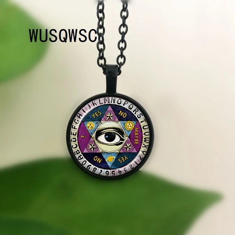 Ouija подвеска медальон ожерелье иллюминаты экстрасенс хиромант ювелирные изделия