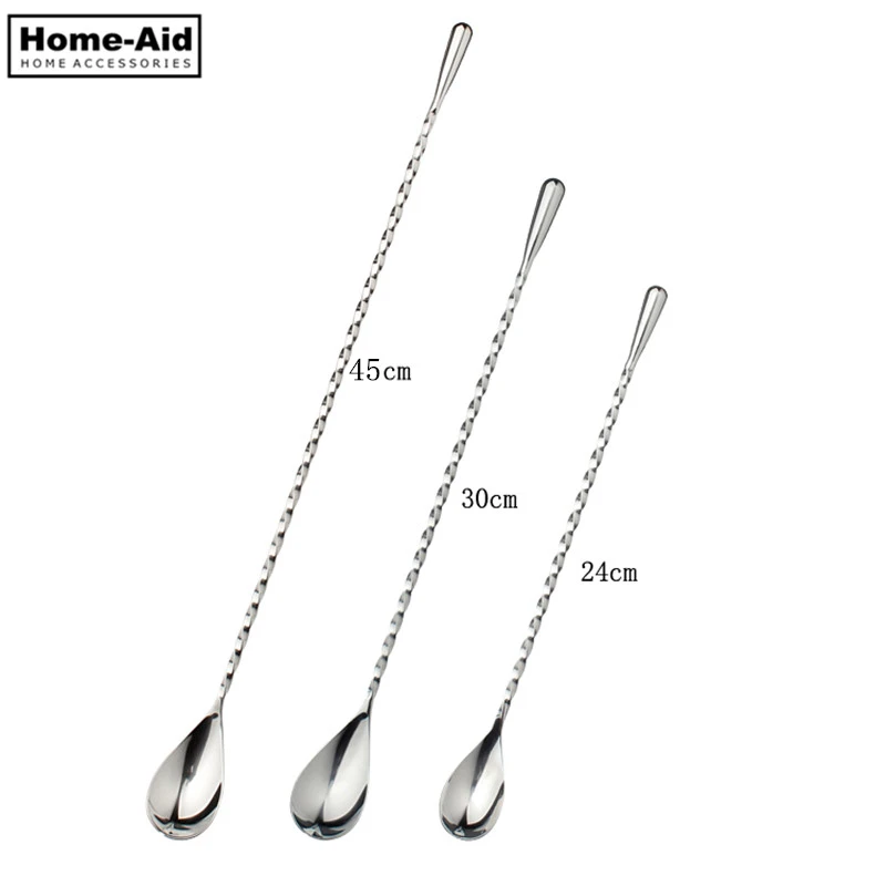 304 Stainless Steel Teardrop Frosted Bar Spoon Drink Mixing Spoons Bartender Tools Cocktail Spoon Stirrer
304 Stainless Steel Teardrop Frosted Bar Spoon Drink Mixing Spoons Bartender Tools Cocktail Spoon Stirrer