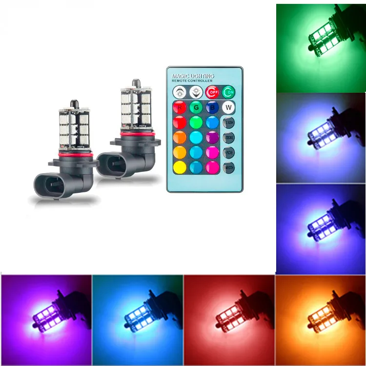 2PCS 9005 9006 H11/H8 H4 H7 RGB Multi Colors Changing LED fog Light Bulb Colorful Auto Car Light With Remote control
2PCS 9005 9006 H11/H8 H4 H7 RGB Multi Colors Changing LED fog Light Bulb Colorful Auto Car Light With Remote control