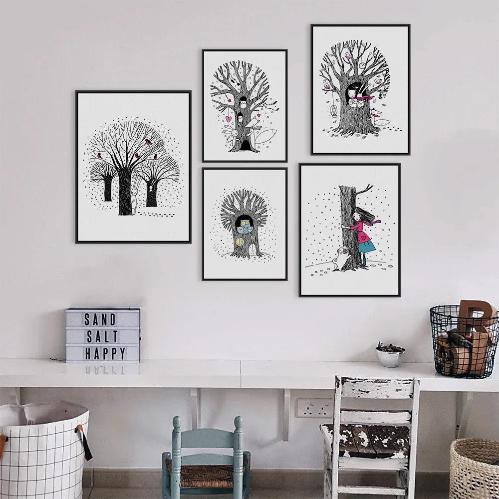 Modern Black White A4 Poster Prints Animal With Human Pictures Canvas Painting Wedding Home Decoration Wall Art Girl Gifts
Modern Black White A4 Poster Prints Animal With Human Pictures Canvas Painting Wedding Home Decoration Wall Art Girl Gifts