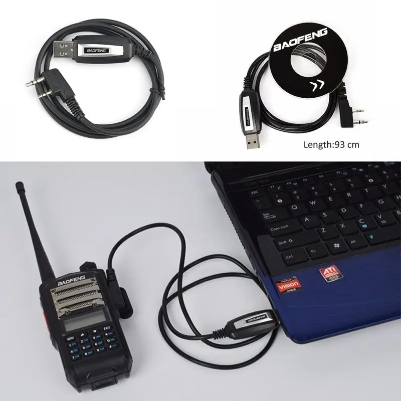 Полезный USB Кабель для программирования Baofeng двухстороннее радио UV-5R BF-888S + с