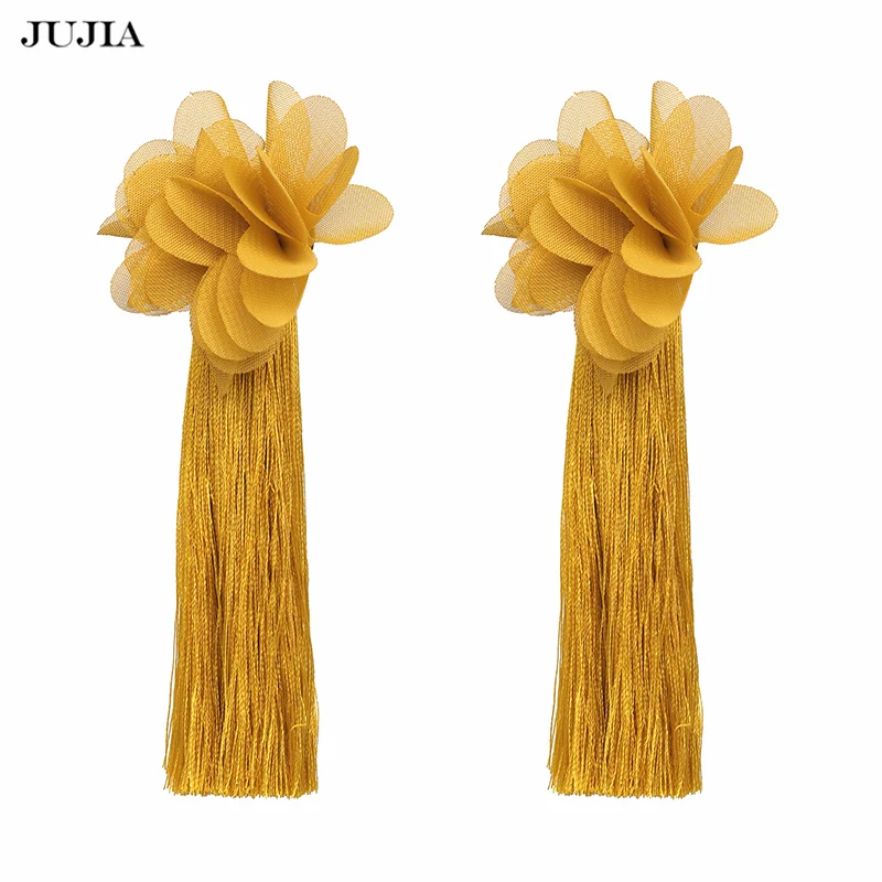 Wholesale JUJIA Bohemian Fringing Cotton Tassel Earrings Vintage Wedding Jewelry Long Drop Earrings For Women
Wholesale JUJIA Bohemian Fringing Cotton Tassel Earrings Vintage Wedding Jewelry Long Drop Earrings For Women