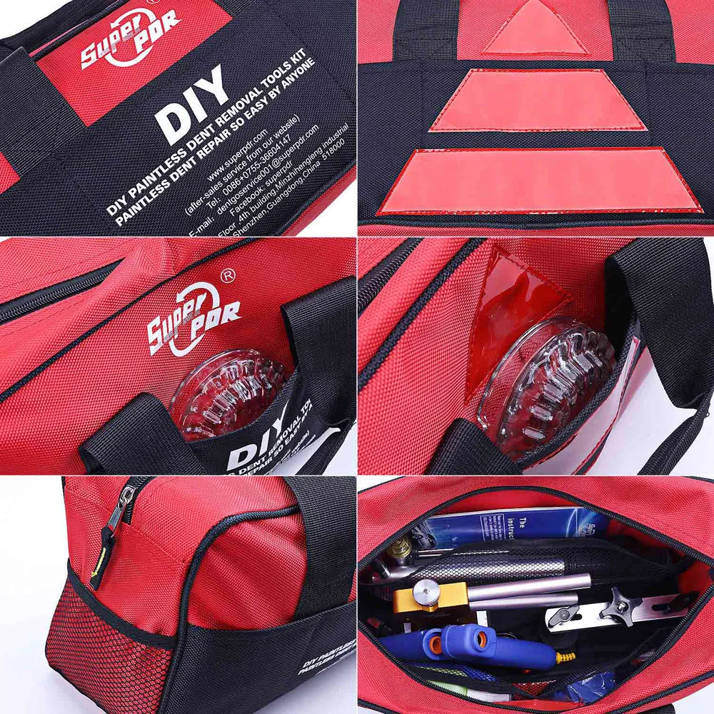 PDR Tool Paintless dent repair tools car dent removal tool set LED lamp Reflector board pulling bridge lift puller tools bag kit
PDR Tool Paintless dent repair tools car dent removal tool set LED lamp Reflector board pulling bridge lift puller tools bag kit