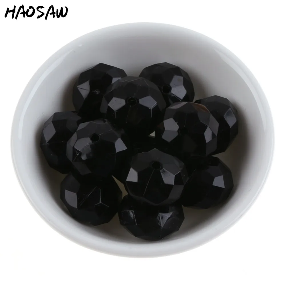 Fashion Bead Handmade Jewelry 100Pcs 22MM Black Solid Color Acrylic Rondelle Beads Classic Jewelry Material KQWB-517724
Fashion Bead Handmade Jewelry 100Pcs 22MM Black Solid Color Acrylic Rondelle Beads Classic Jewelry Material KQWB-517724
