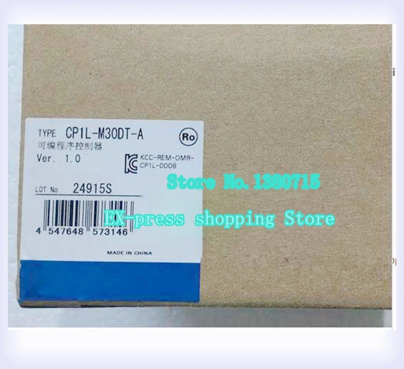 New Original CP1L-M30DT-A PLC CPU 100-240VAC Input 18 Point Transistor Output 12 Point
New Original CP1L-M30DT-A PLC CPU 100-240VAC Input 18 Point Transistor Output 12 Point