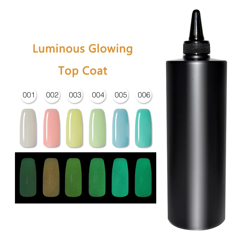 MSHARE 1 кг световой G Top Coat Светящиеся в темноте УФ светодио дный Гель лак Soak Off Long lasting