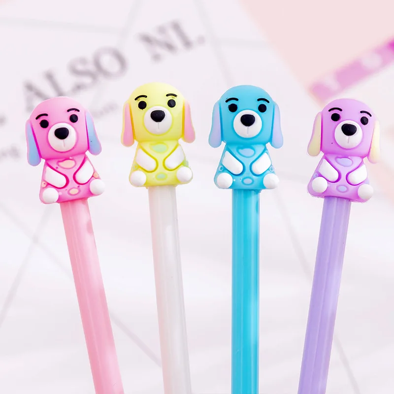 4 pc/lot New cute dog animal Gel ink pen/creative cartoon student office water pen / signature pen/children gift
4 pc/lot New cute dog animal Gel ink pen/creative cartoon student office water pen / signature pen/children gift