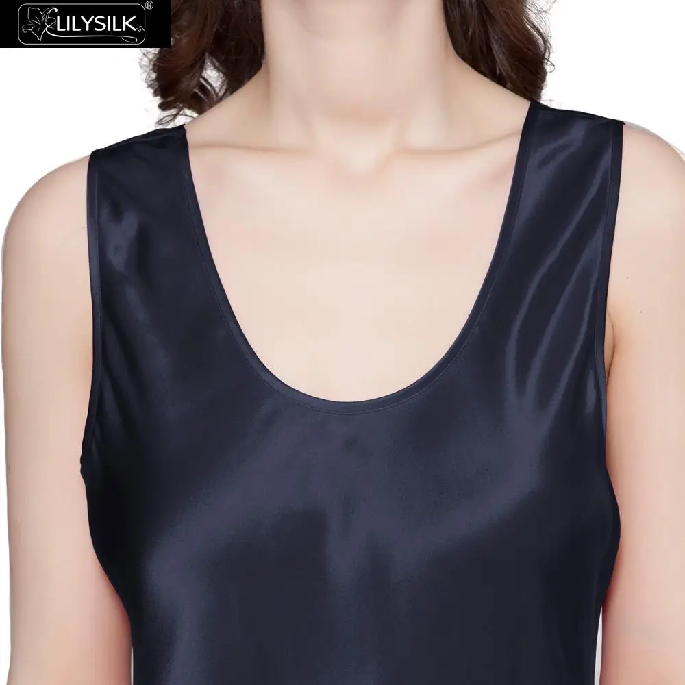 LilySilk Pajamas Set Female Sleepwear 100 Pure Silk Women 22 momme Camisole With Long Pants Luxury Nightwear Free Shipping | Женская
