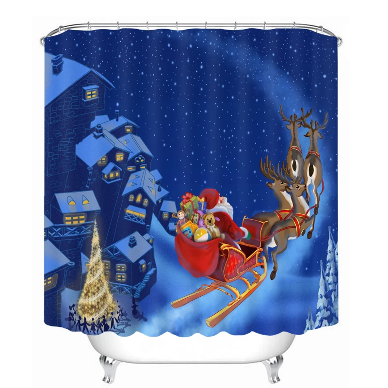 Christmas gifts Pattern 3D Shower Curtain Polyester Fabric Waterproof Shower Curtain Eco-Friendly Bathroom Curtain Home
Christmas gifts Pattern 3D Shower Curtain Polyester Fabric Waterproof Shower Curtain Eco-Friendly Bathroom Curtain Home